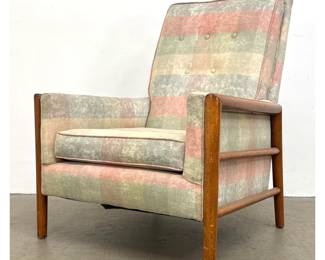 Lot 1085 Leslie Diamond for Conant Ball Tall Back Lounge Chair.