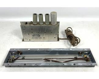 Lot 1289 Vintage The Fisher Dynamic Spacexpander Model K10 Vacuum Tube Reverb Unit with Hammond Type IV Spri