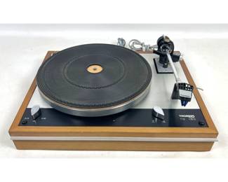 Lot 1298 THORENS TD 160 Belt Drive Turntable. Ortofon Cartridge and Blue Stylus. Made in Germany. Vinyl. Albu