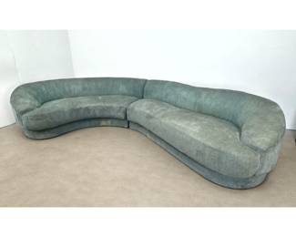 Lot 1201 2 Section Kagan Style Sofa Couch By Directional.