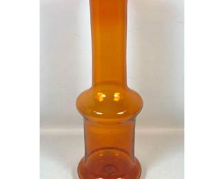 Lot 753 Tall Wayne Husted Blenko Art Glass Bottle Vase