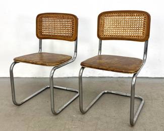 Lot 1137 Pair Childs Cesca Chairs. 1970s. Unmarked.