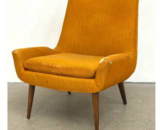 Lot 1068 Paul McCobb Style Peg Leg Lounge Chair.