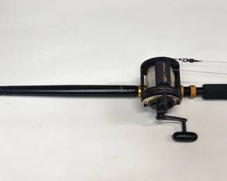 John Bishop custom rod with Shimano reel