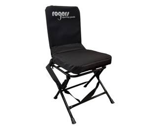 Rogers "Workin' Man 360" chair, duck call, and Hunter's portable ground blind