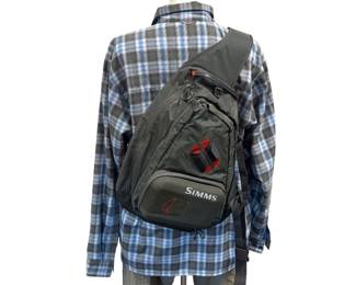 Simms men's XL Guide Series fishing outfit and backpack
