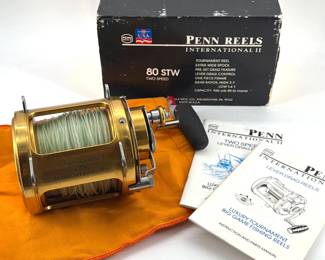 Penn 80 STW International II two speed heavy duty sportfishing reel