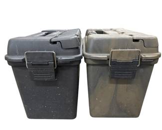 tackle boxes