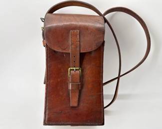 WWI era British Army leather Calvary magazine case