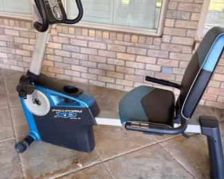 Recumbent exercise bike