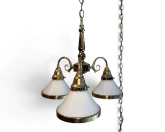 Victorian Style 3Light Hanging Swag Lamp