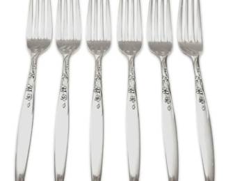 Lunt Summer Song Sterling Silver Dinner Forks 2 287g