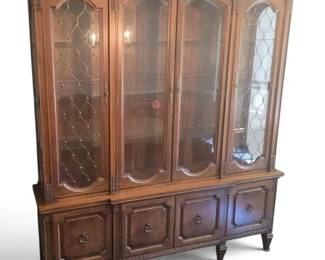 Mount Airy Lighted China Cabinet Hutch