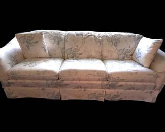Floral Printed Fabric Couch