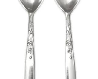Lunt Summer Song Sterling Silver Serving Spoons 141g