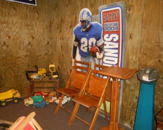 Barry Sander 2004 Hall of Fame Cardboard Cutout , Misc. Toy Trucks