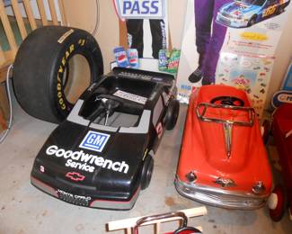 Pedal Cars: Monte Carlo Goodwrench and racing tire