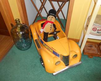 Planters Peanuts Pedal Car & memorabilia