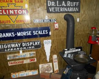 Advertising Signs, Cast Iron Stove
