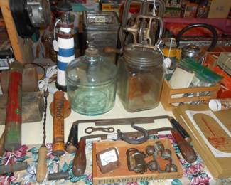 Vintage Paull's Kerosene Lantern, Conger Lantern, Soldering Iron & more