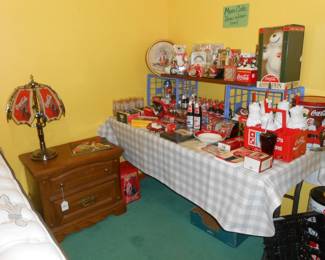 Touch Coke Lamp & memorabilia