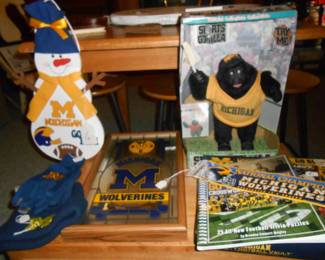 Univ of MI memorabilia