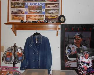 Route 66 Touch Lamp & Jean Jacket