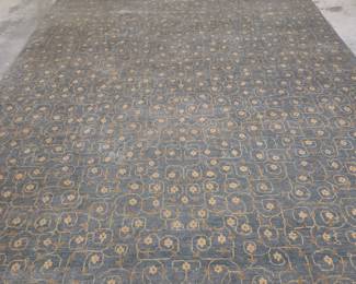 Heavy pile wool rug.