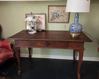 Desk for Southern France.55"x28"x31" Walnut circa 1890