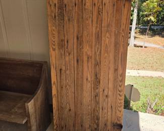 Old Pine Barn (grain bin) Door circa 1880s.