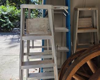 5 Six & Eight foot ladders 