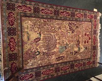 Kermin (Persian) wool, semi antique.