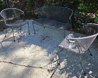 Three pc patio set.