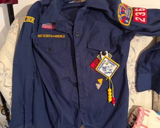 Boy Scout shirt with patches