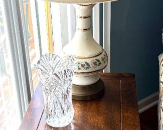 Lamp & side table
