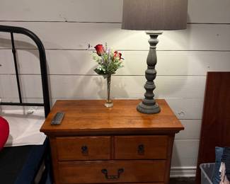 Nightstand, Lamp