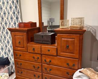 Multi-Drawer Chest with Mirror