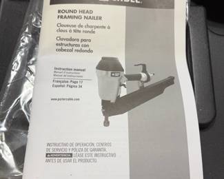 F50 - $100. Porter Cable Round Head Framing Nailer. 