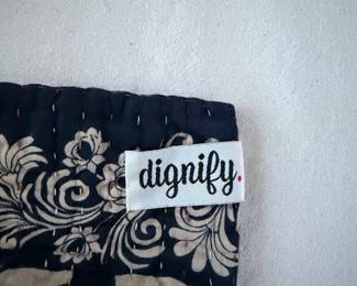 F16 - $50. Basha Throw Blanket. Handmade in Bangladesh from reclaimed Sari Cloth. 