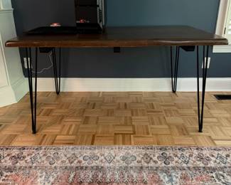 F98 - $60. Dining Table or Desk! Legs have been changed but we have the original base if you'd also like that!