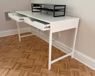 F1 - $125. IKEA Alex Desk. Measures 52" x 23" x 30" tall. Excellent Condition. 