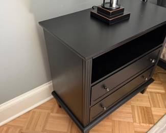 F35 - $150. PAIR of nightstands with charging station built in. All drawers slide as they should. Measures 28" x  15" x 27.5". Excellent Condition.  