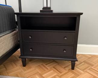 F35 - $150. PAIR of nightstands with charging station built in. All drawers slide as they should. Measures 28" x  15" x 27.5". Excellent Condition.  