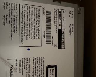 F83 - $100. Fits a Toyota Highlander 2014-2019. Model 886100-0E271. Untested. 