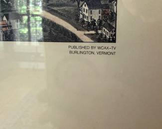 F14 - $35. Middlebury, VT 1886. Reproduction Map. Measures 33" x 20.5". 