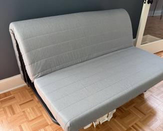 F15 - $275. Full Size Sleeper Sofa - IKEA - LYCKSELE LÖVÅS. Sofa bed with washable cover. Excellent Condition. As a loveseat it measures 54" wide x 39" deep x 33" tall.  Pulls out to a full size bed. 