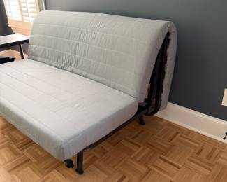 F15 - $275. Full Size Sleeper Sofa - IKEA - LYCKSELE LÖVÅS. Sofa bed with washable cover. Excellent Condition. As a loveseat it measures 54" wide x 39" deep x 33" tall.  Pulls out to a full size bed. 