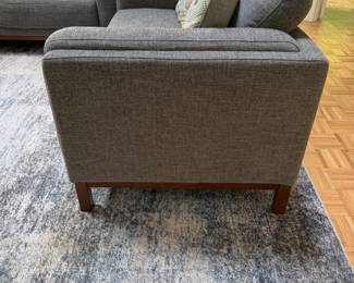 F6 - $200. Mingbo Smart Home Technology LOVESEAT. Gently used and in excellent condition! Measures 67" long x 34" x 26" tall on arms 32" tall to the top of the cushions. 