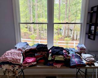 Overviews! Please come to the sale to shop these items! We can NOT hold items out of overview photos. 