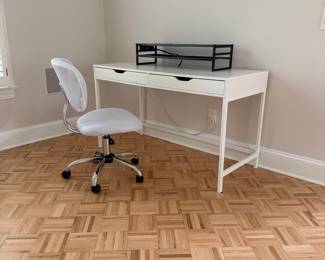 F1 - $125. IKEA Alex Desk. Measures 52" x 23" x 30" tall. Excellent Condition. 